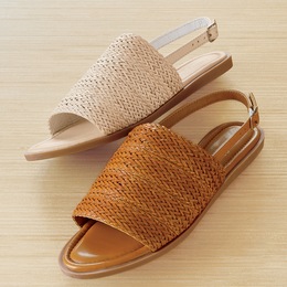 Amanda D&amp;&#35;39;Laurie Woven Vamp Slingback, , large