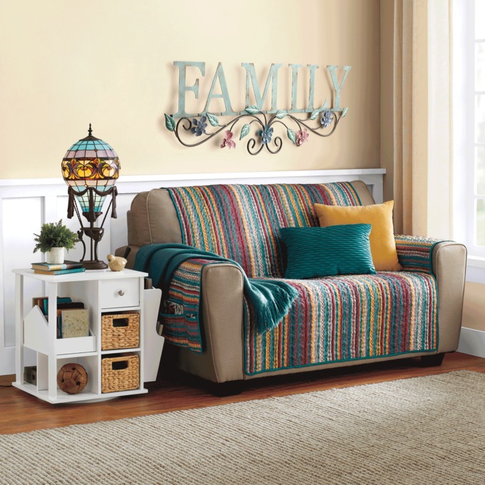 Admiral Rotating End Table with Storage, White, large