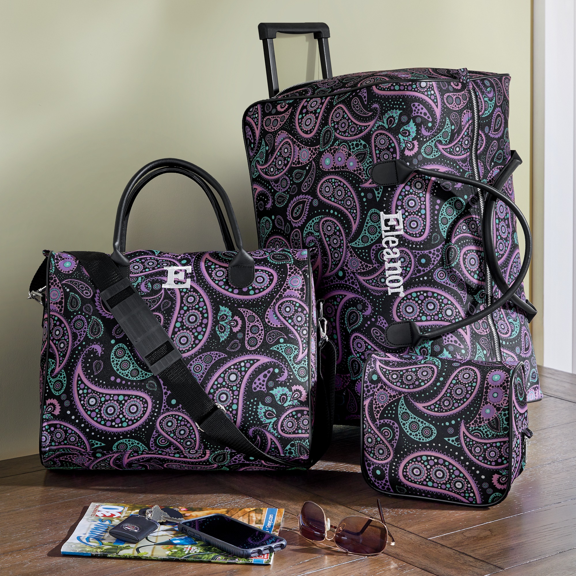 personalized luggage sets