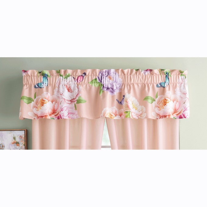 Vivian Floral Valance, , large