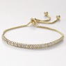 Mini Link Adjustable Diamond Bracelet, , large