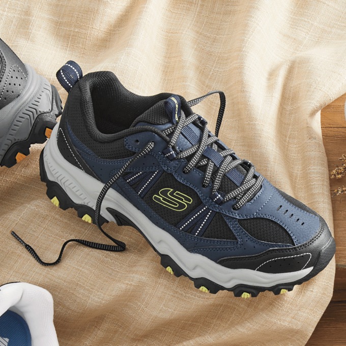 Skechers Men's Stamina at Upper Stitch Lace-Up, , large