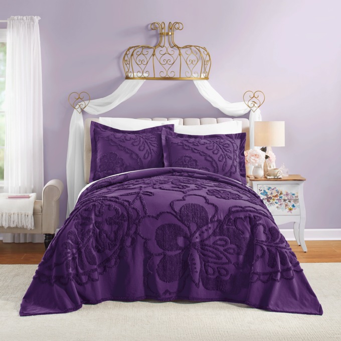 Gold Scroll Bed Crown with Tiebacks, , large