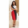 Carah Colorblocked Sheath Dress, , large