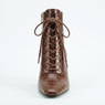 Croco Lace-Up Bootie, , large