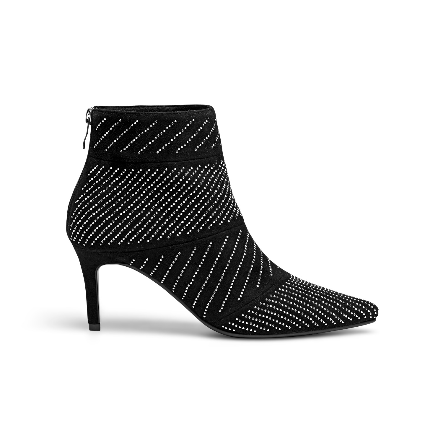 midnight velvet heels