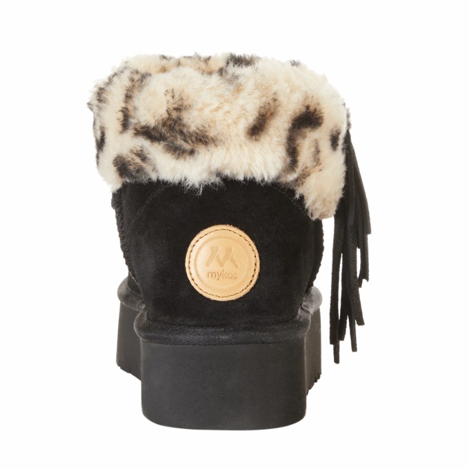 Mykos Amari Sheepskin Genuine Suede Bootie, , large