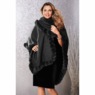 Reversible Faux-Fur Trim Wrap, , large
