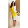 Colorblock Knit Dress, , large