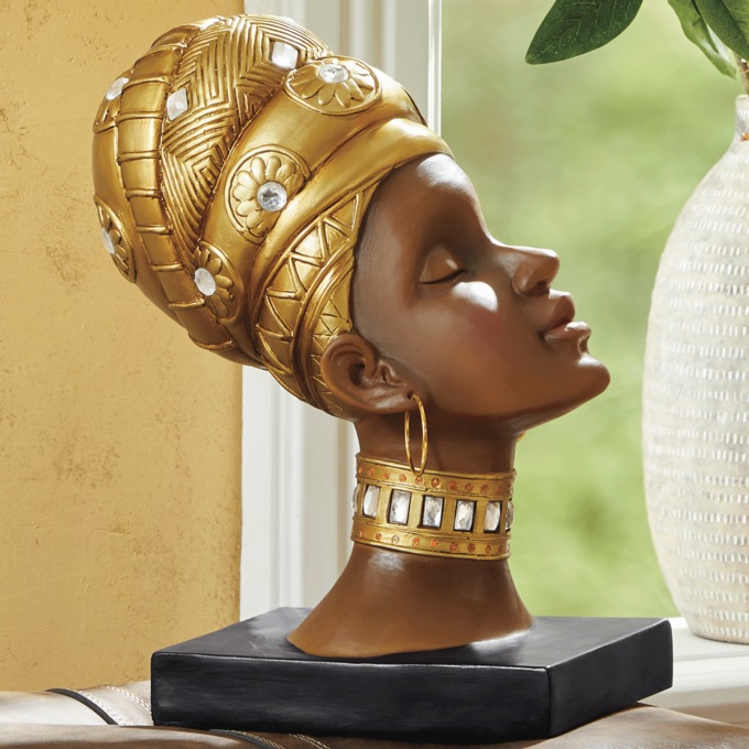 Global Woman Bust, , large