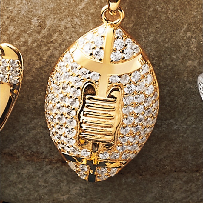 Sports Crystal Pendant, , large