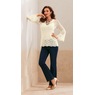 Crochet Knit Top, , large