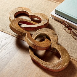 Carved Linked Hearts D&amp;eacute;cor, , large