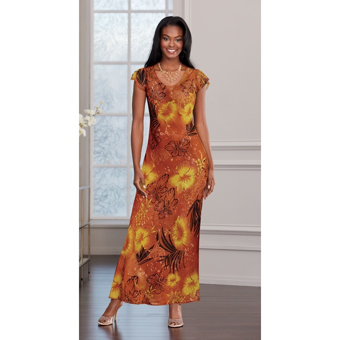 Kenzie Reversible Floral Dress, , large