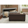 Plush Storage Ottoman, , large