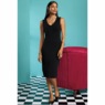 Lanora Colorblock Jacket Dress, Black White, large