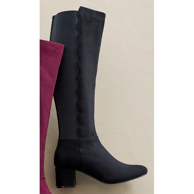 Scalloped Edge Boot, , large
