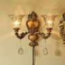 Vintage-Style Ornate Wall Sconce, , large