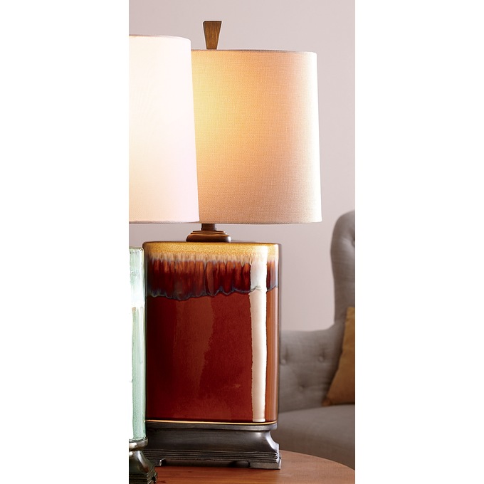 Glazed Table Lamp, , large