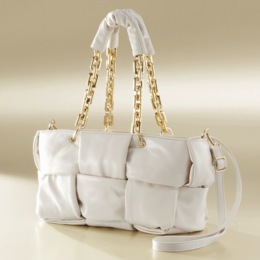 Reina Quilted Handbag, , large