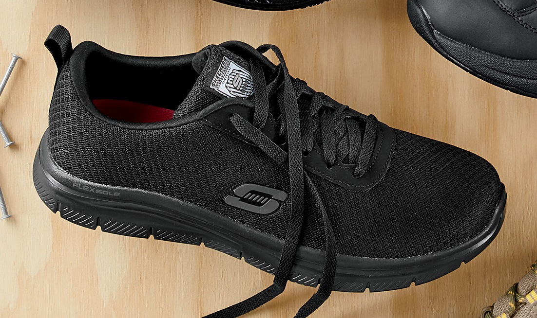 skechers flex work shoes