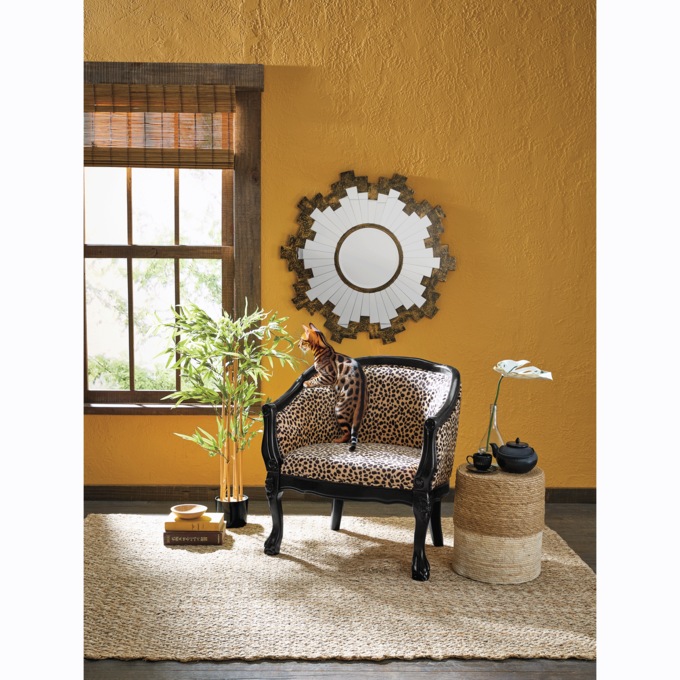 Sophia Cheetah-Print Chair, , large