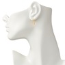 14K Gold Rope Earrings, , large