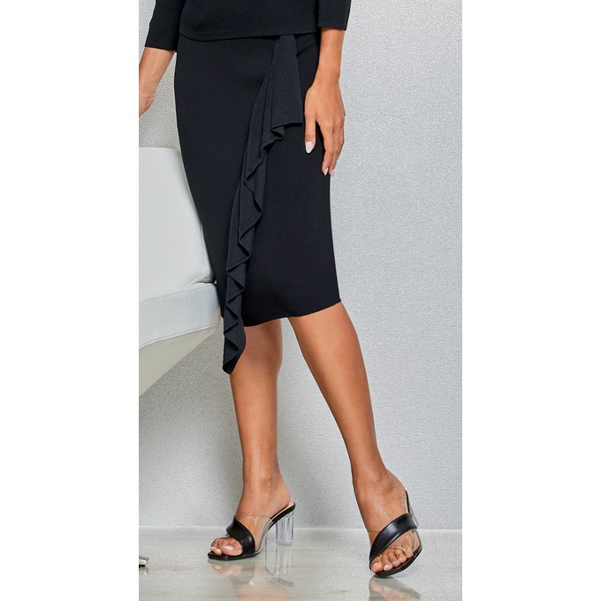 Melinda Ruffle Skirt, , large