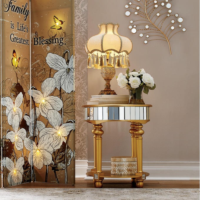 Mirror End Table, , large