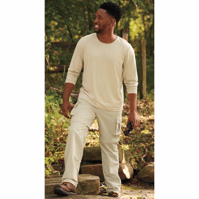 Outdoor Convertible Pant, Khaki, large
