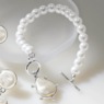 Faux-Pearl Toggle Bracelet, , large