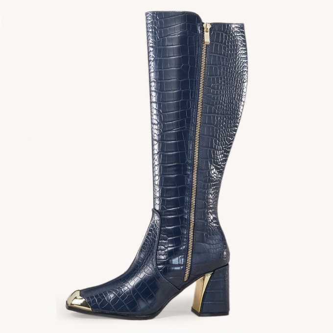 Ninety Union Lux Croco Print Boot, , large