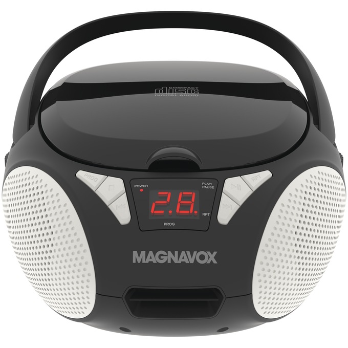 Magnavox Portable CD Boombox, Black, large
