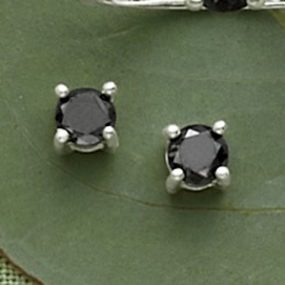 Black Diamond Earrings, , large