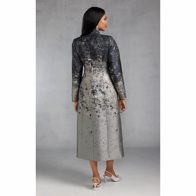 Jenaye Jacquard Jacket Dress, , large