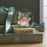 Lit Butterfly Rose Display, , large