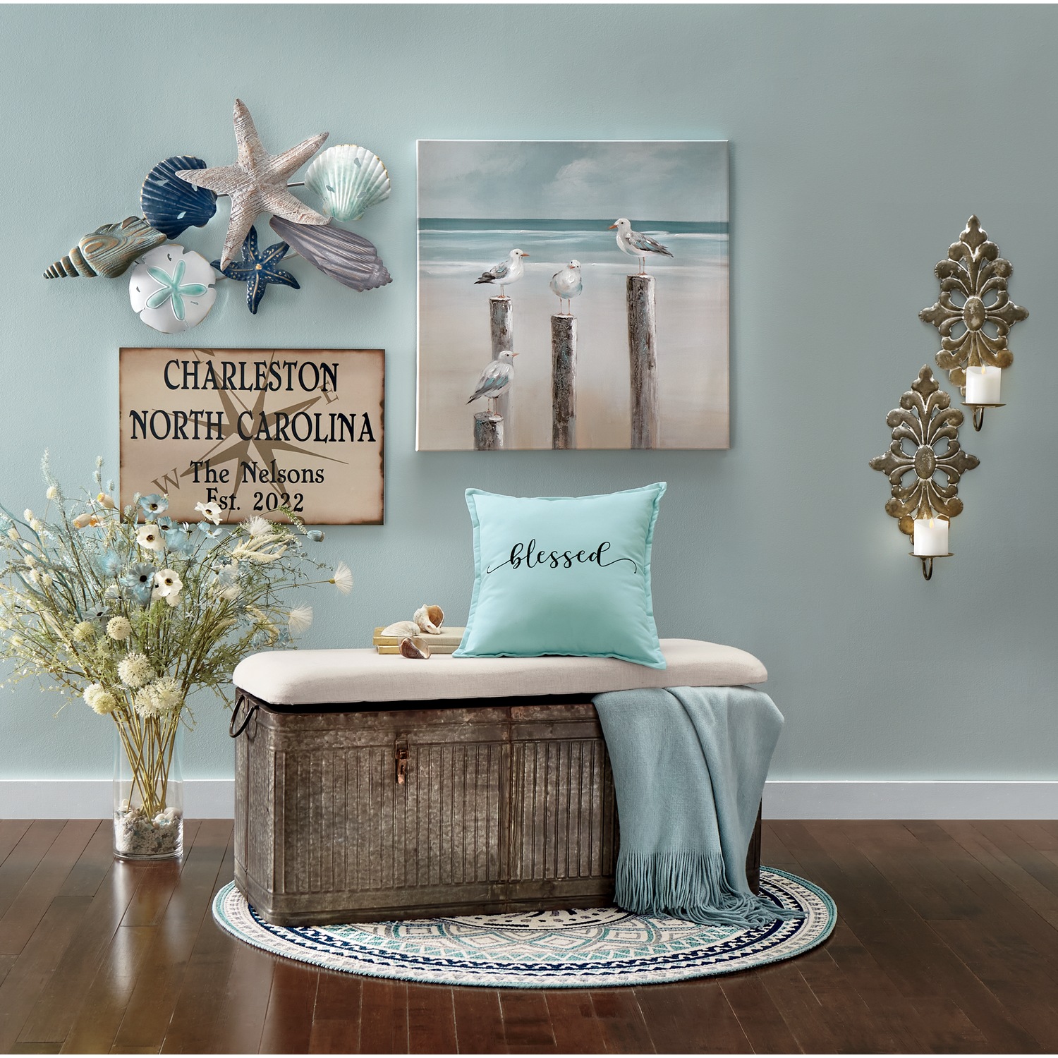 Set of 2 Valerie Wall Sconces Midnight Velvet