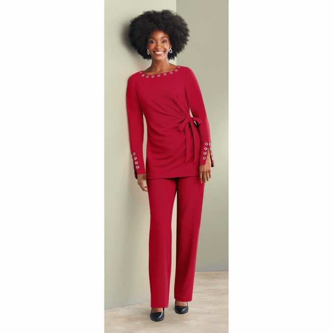 Malarie Grommet Pant Set, , large