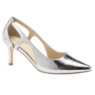 Midnight Velvet Women's Metallic Cut-Out Faux-Leather Pump, , large
