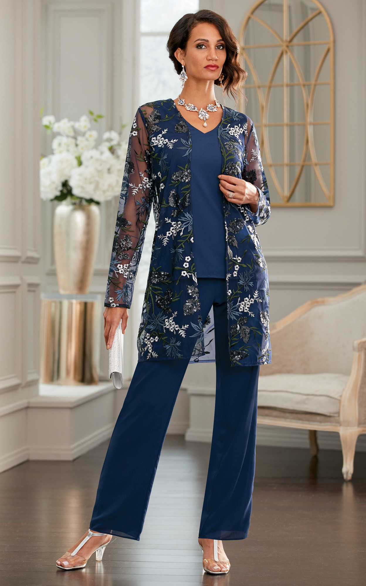 midnight velvet ladies suits