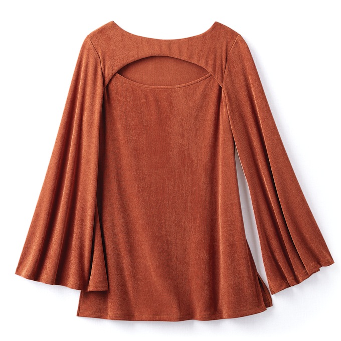 Dakota Bell-Sleeve Knit Tunic, , large