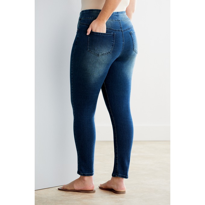Ella Denim Jegging, Medium Wash, large