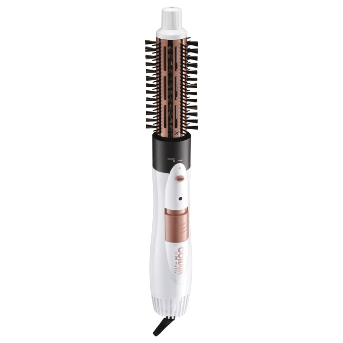 Conair Double Ceramic Ionic 3-in-1 Hot Air Brush with Attachments, Multi, large