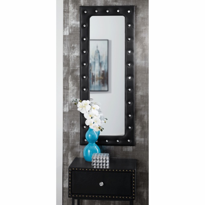 Gem-Tufted Wall Mirror, , large