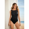  Mesh High-Neck Tank Swimsuit, , large