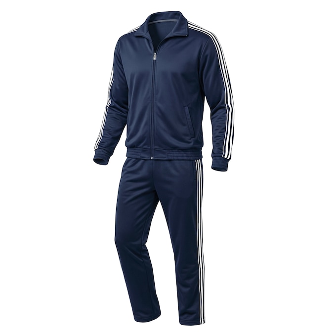 Casual 2 Piece Men's Active Set with Side Stripe Accents, , large