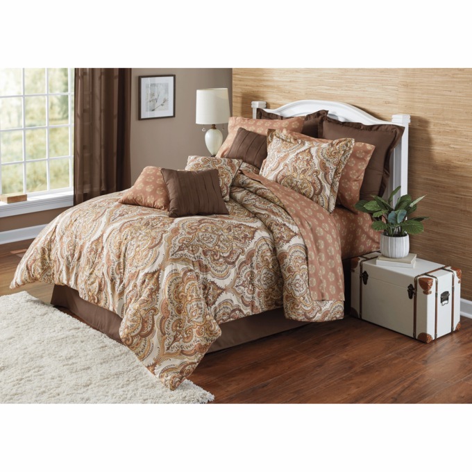 Mila 30-pc. Comforter Set, Spice, large