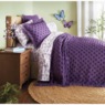 Chenille Dot Sham, Purple, large