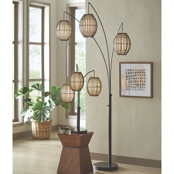 3 Headed Table And Floor Lamps Midnight Velvet