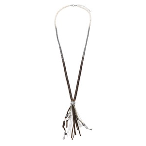 Ombré Beaded Long Necklace, , large